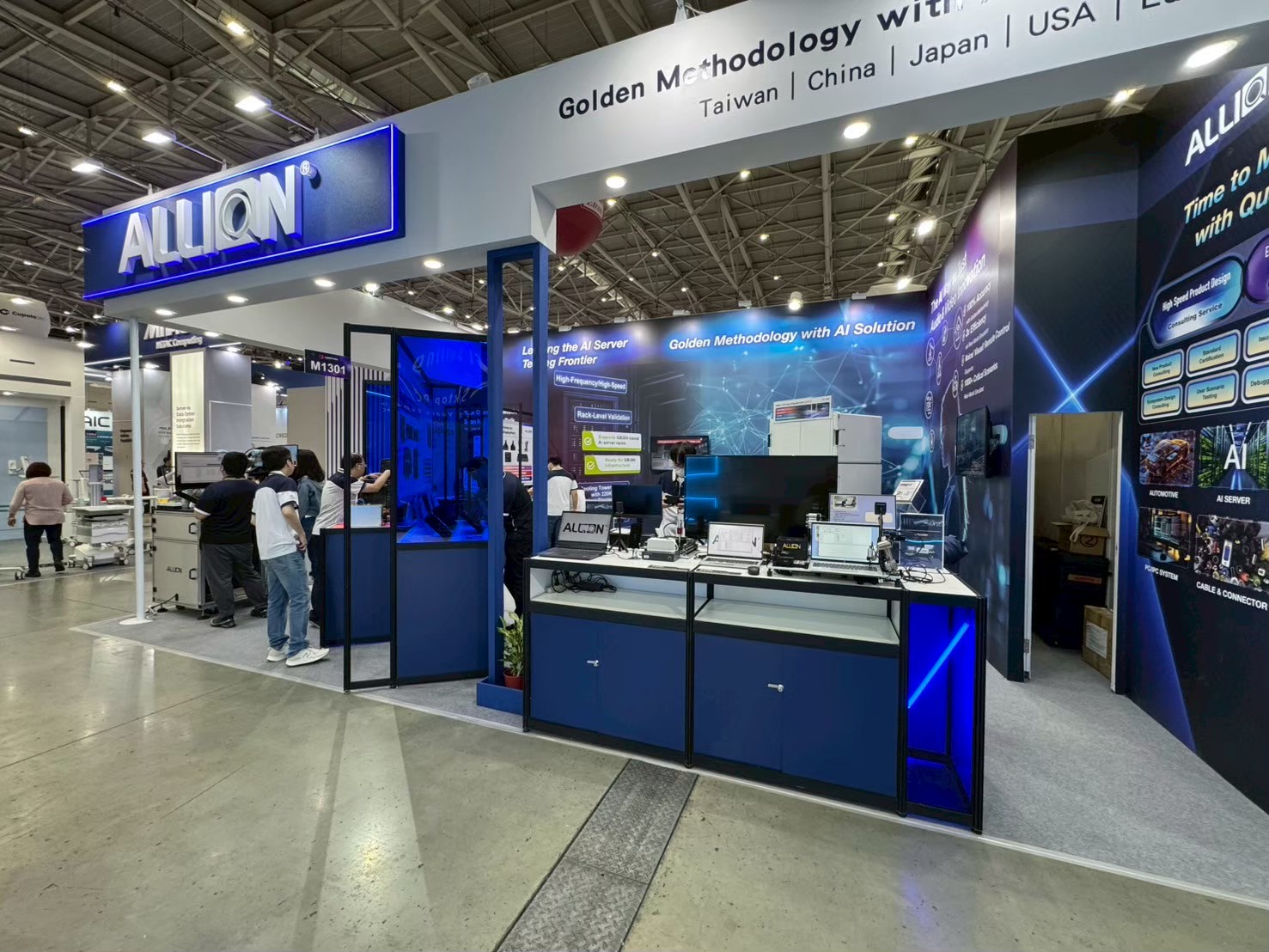 洽談區與品牌識別設計｜專業可靠的空間氛圍，促進與國際科技廠商的商務合作洽談